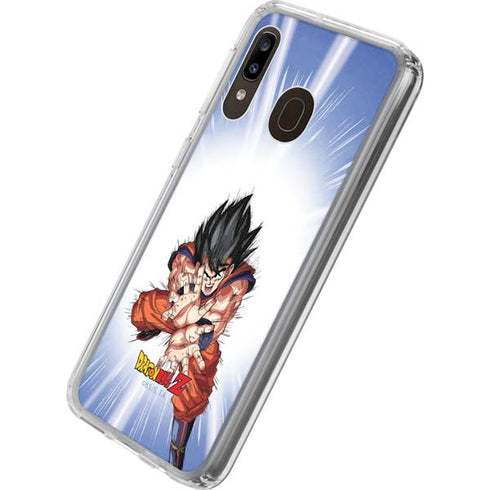 Dragon Ball Z Goku Kamehameha Blast Galaxy A20 Clear Case