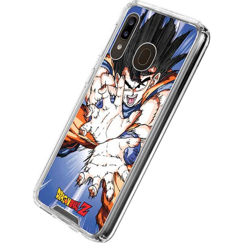 Dragon Ball Z Goku Kamehameha Blast Galaxy A30 Clear Case
