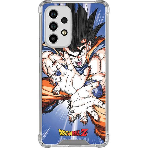 Dragon Ball Z Goku Kamehameha Blast Galaxy A33 5G Clear Case
