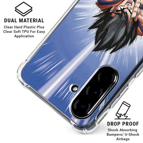 Dragon Ball Z Goku Kamehameha Blast Galaxy A36 5G Clear Case