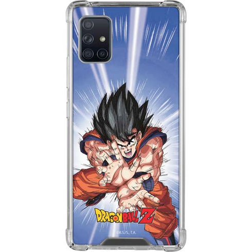 Dragon Ball Z Goku Kamehameha Blast Galaxy A51 5G Clear Case