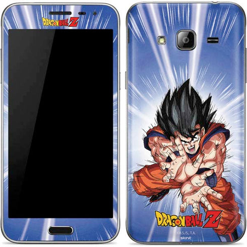 Dragon Ball Z Goku Kamehameha Blast Galaxy J3 Skin