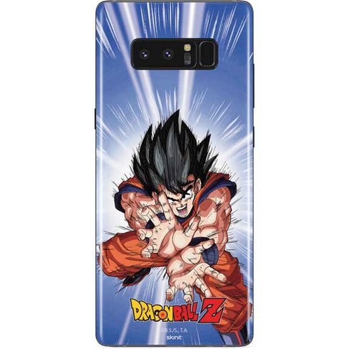 Dragon Ball Z Goku Kamehameha Blast Galaxy Note 8 Skin