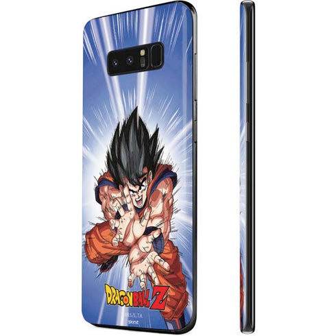 Dragon Ball Z Goku Kamehameha Blast Galaxy Note 8 Skin