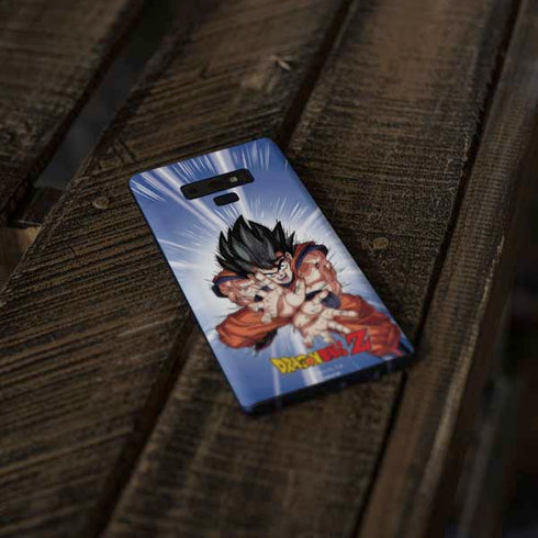 Dragon Ball Z Goku Kamehameha Blast Galaxy Note 9 Skin