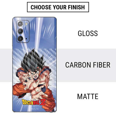Dragon Ball Z Goku Kamehameha Blast Galaxy Note20 5G Skin
