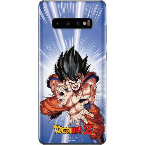 Dragon Ball Z Goku Kamehameha Blast Galaxy S10 Plus Skin