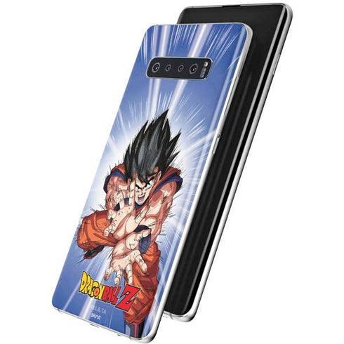 Dragon Ball Z Goku Kamehameha Blast Galaxy S10 Skin
