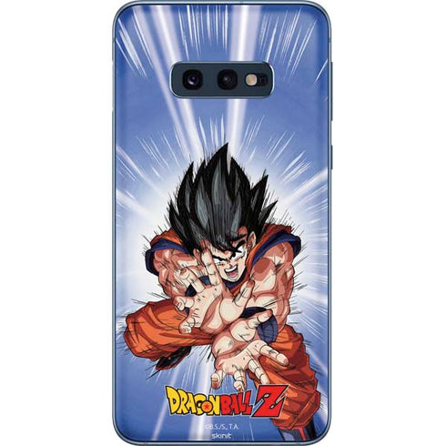 Dragon Ball Z Goku Kamehameha Blast Galaxy S10e Skin