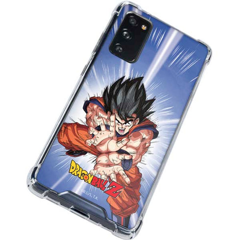 Dragon Ball Z Goku Kamehameha Blast Galaxy S20 FE Clear Case