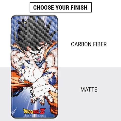 Dragon Ball Z Goku Kamehameha Blast Galaxy S20 Skin