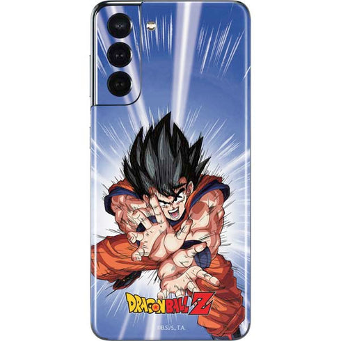 Dragon Ball Z Goku Kamehameha Blast Galaxy S21 5G Skin