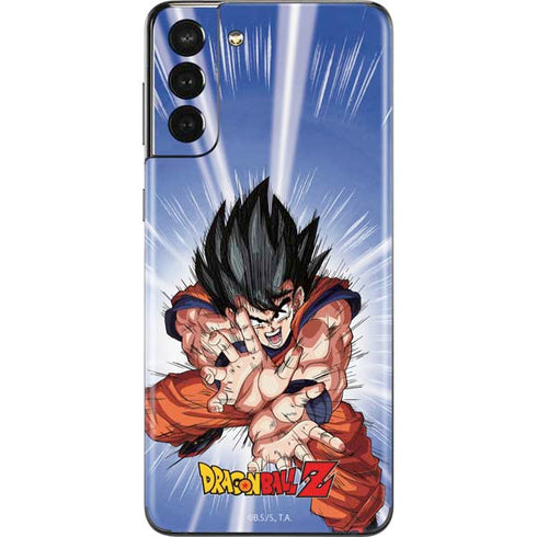 Dragon Ball Z Goku Kamehameha Blast Galaxy S21 Plus 5G Skin