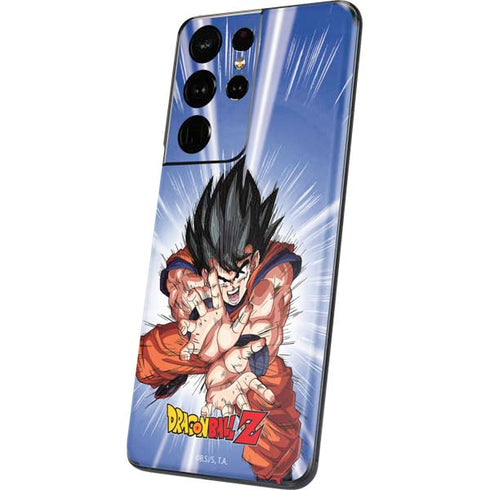 Dragon Ball Z Goku Kamehameha Blast Galaxy S21 Ultra 5G Skin