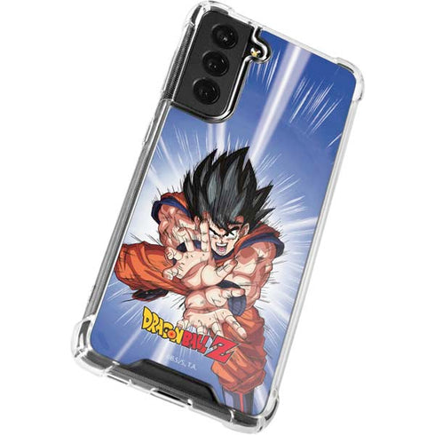 Dragon Ball Z Goku Kamehameha Blast Galaxy S22 Clear Case