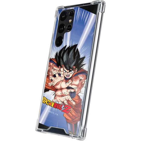 Dragon Ball Z Goku Kamehameha Blast Galaxy S22 Ultra Clear Case