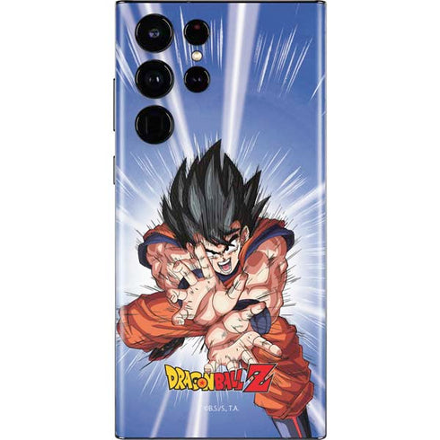 Dragon Ball Z Goku Kamehameha Blast Galaxy S22 Ultra Skin