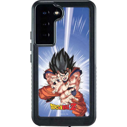 Dragon Ball Z Goku Kamehameha Blast Galaxy S23 Plus Waterproof Case
