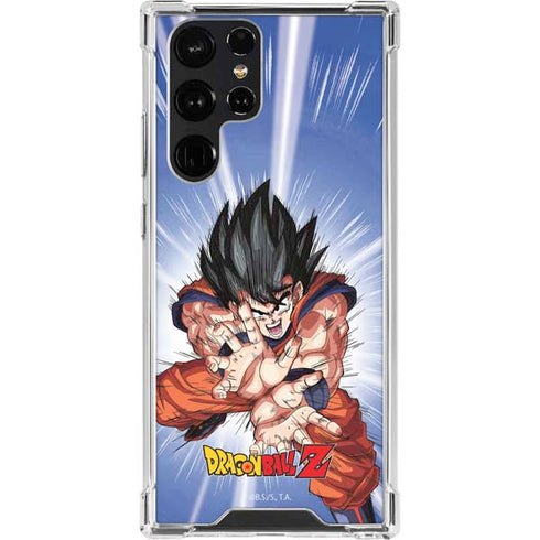 Dragon Ball Z Goku Kamehameha Blast Galaxy S23 Ultra Clear Case