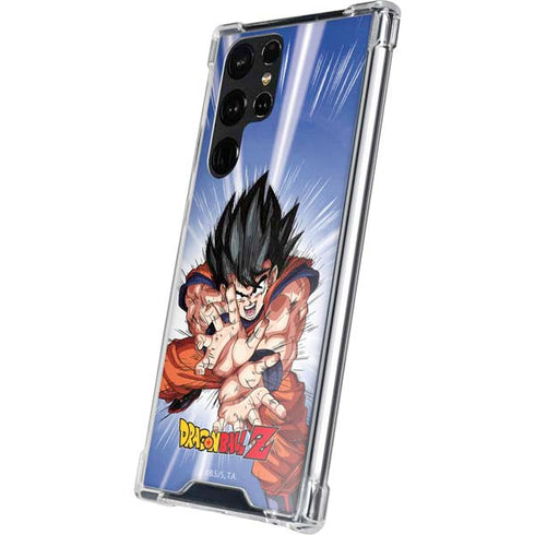 Dragon Ball Z Goku Kamehameha Blast Galaxy S23 Ultra Clear Case