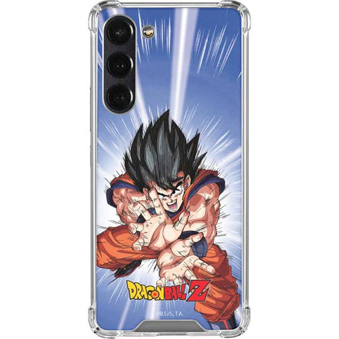 Dragon Ball Z Goku Kamehameha Blast Galaxy S24 FE Clear Case