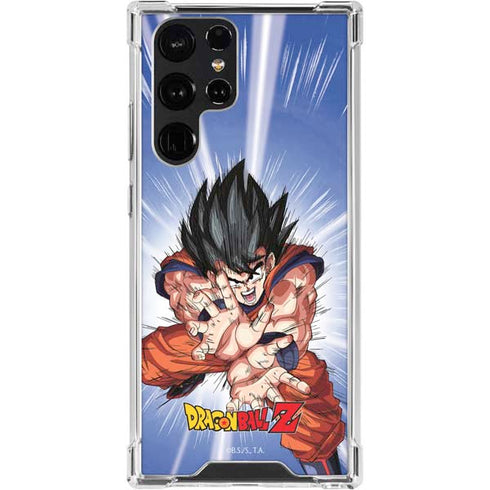 Dragon Ball Z Goku Kamehameha Blast Galaxy S24 Ultra Clear Case