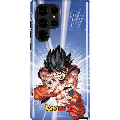 Dragon Ball Z Goku Kamehameha Blast Galaxy S25 Ultra Impact Case