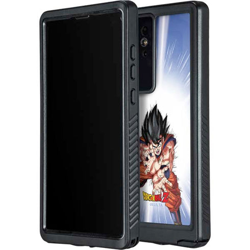 Dragon Ball Z Goku Kamehameha Blast Galaxy S24 Ultra Waterproof Case