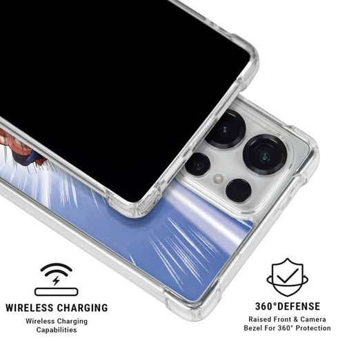 Dragon Ball Z Goku Kamehameha Blast Galaxy S25 Ultra Clear Case