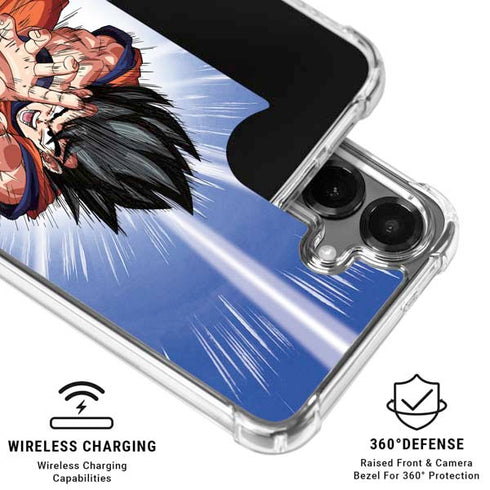 Dragon Ball Z Goku Kamehameha Blast Galaxy S26 Plus Clear Case