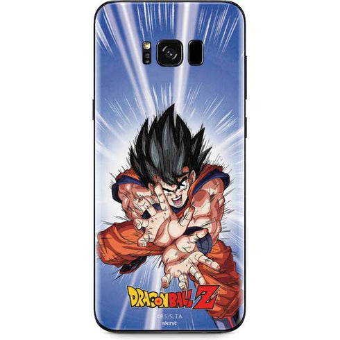 Dragon Ball Z Goku Kamehameha Blast Galaxy S8 Plus Skin