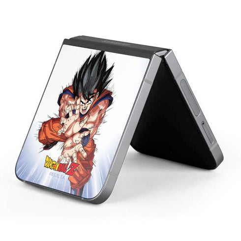 Dragon Ball Z Goku Kamehameha Blast Galaxy Z Flip6 Skin