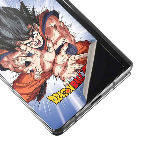 Dragon Ball Z Goku Kamehameha Blast Galaxy Z Fold2 5G Skin