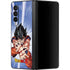 Dragon Ball Z Goku Kamehameha Blast Galaxy Z Fold3 5G Skin