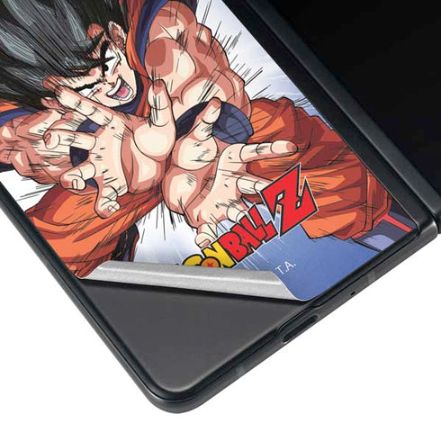 Dragon Ball Z Goku Kamehameha Blast Galaxy Z Fold3 5G Skin