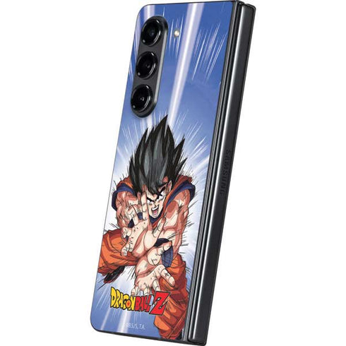 Dragon Ball Z Goku Kamehameha Blast Galaxy Z Fold5 5G Skin