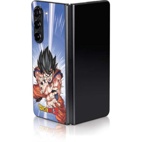 Dragon Ball Z Goku Kamehameha Blast Galaxy Z Fold5 5G Skin