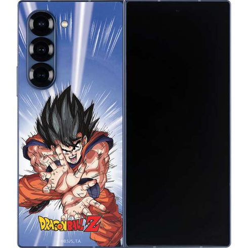 Dragon Ball Z Goku Kamehameha Blast Galaxy Z Fold6 Skin