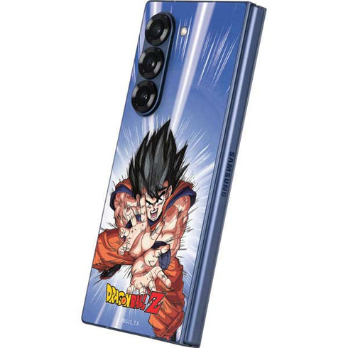 Dragon Ball Z Goku Kamehameha Blast Galaxy Z Fold6 Skin