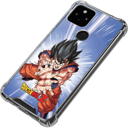 Dragon Ball Z Goku Kamehameha Blast Google Pixel 5 Clear Case