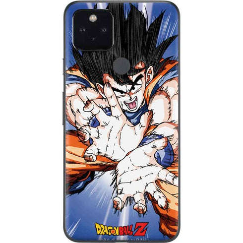Dragon Ball Z Goku Kamehameha Blast Google Pixel 5a Skin
