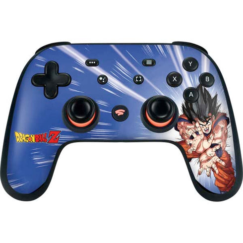 Dragon Ball Z Goku Kamehameha Blast Google Stadia Controller Skin