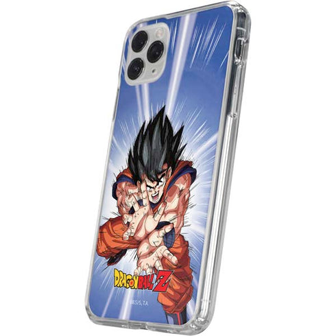 Dragon Ball Z Goku Kamehameha Blast iPhone 11 Pro Clear Case