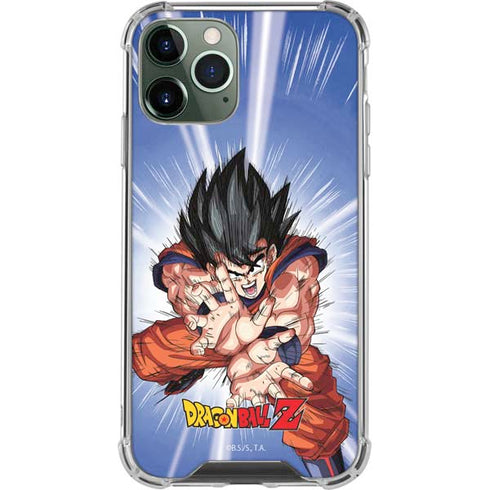 Dragon Ball Z Goku Kamehameha Blast iPhone 12 Pro Max Clear Case