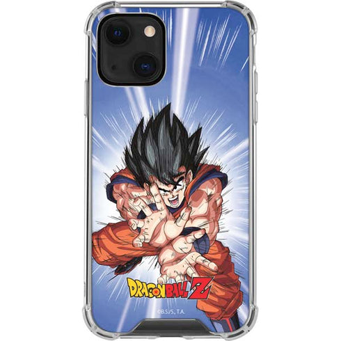 Dragon Ball Z Goku Kamehameha Blast iPhone 13 Clear Case