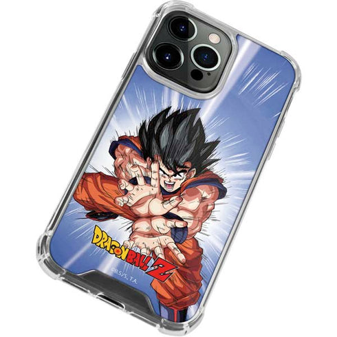 Dragon Ball Z Goku Kamehameha Blast iPhone 13 Pro Clear Case