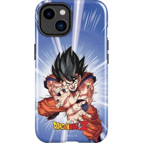 Dragon Ball Z Goku Kamehameha Blast iPhone 14 Plus Impact Case