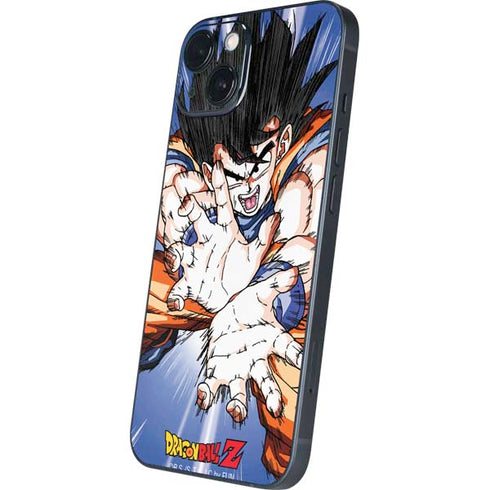 Dragon Ball Z Goku Kamehameha Blast iPhone 15 Plus Skin