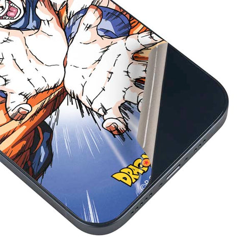 Dragon Ball Z Goku Kamehameha Blast iPhone 14 Plus Skin
