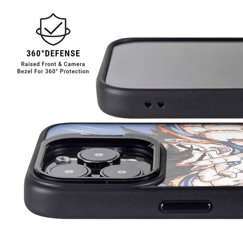 Dragon Ball Z Goku Kamehameha Blast iPhone 14 Pro Kickstand Case